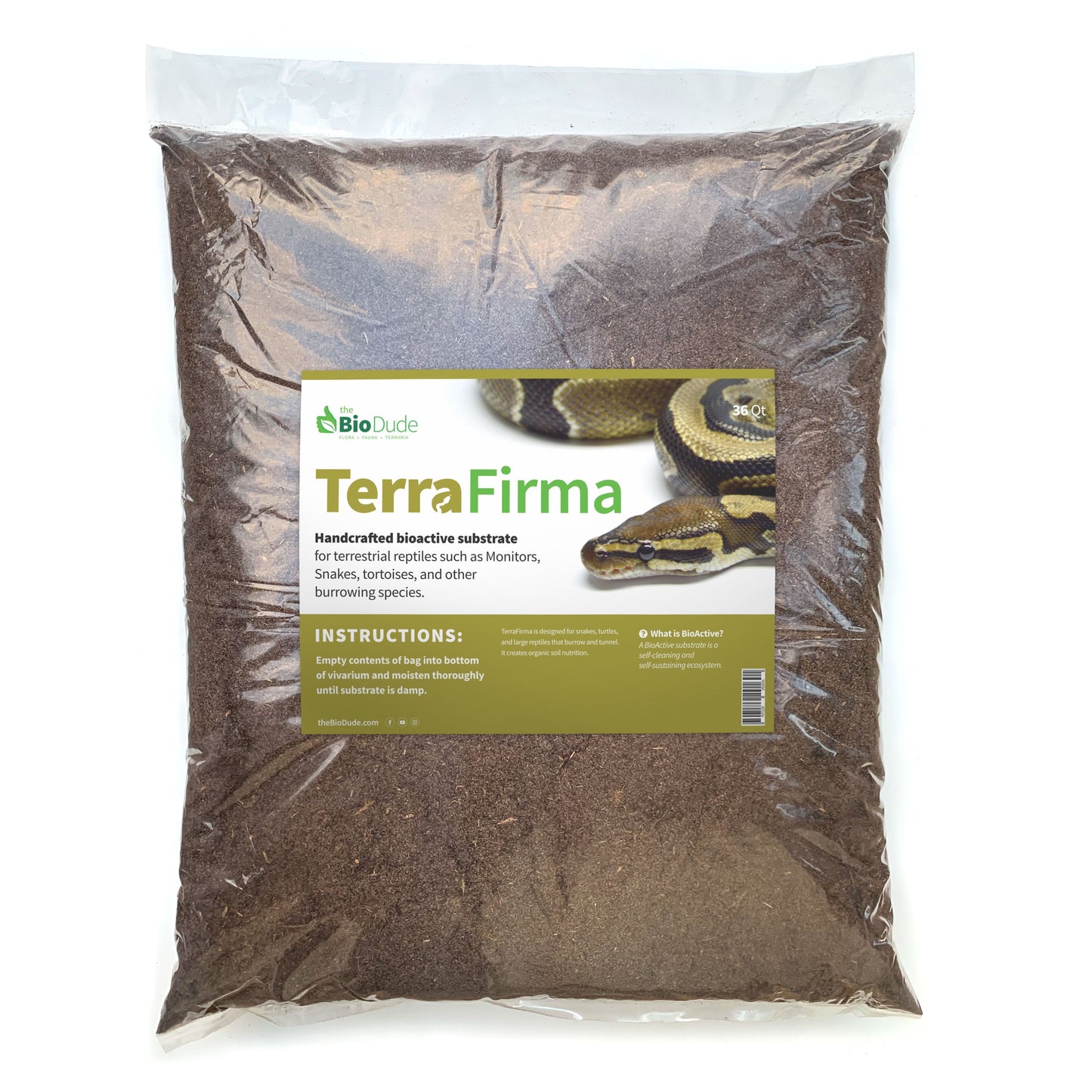 The Bio Dude Terra Firma Bioactive Substrate — 36 qt