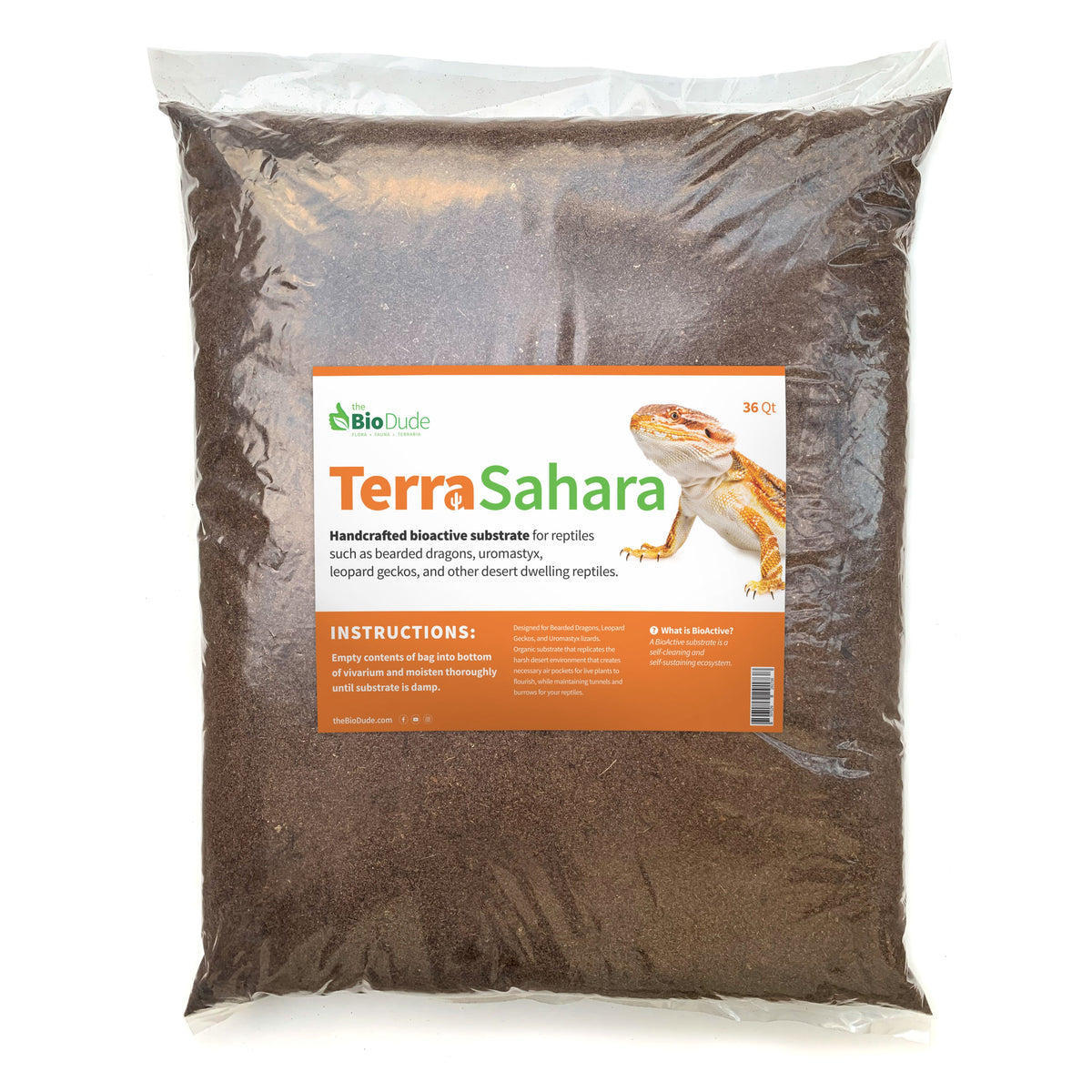 The Bio Dude Terra Sahara Bioactive Substrate — 36 qt