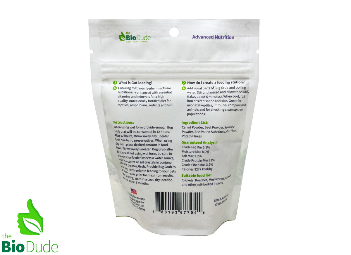 The Bio Dude Bug Grub Premium Insect Gutload